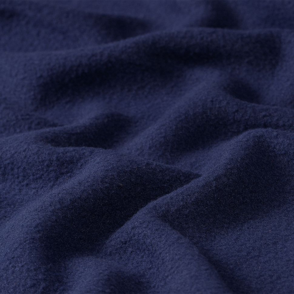 Ткань флис 2-х ст. TBY-0059-019.27 190 г/м? 100% ПЭ шир.150см  цв.19 джинс рул.25-27 кг