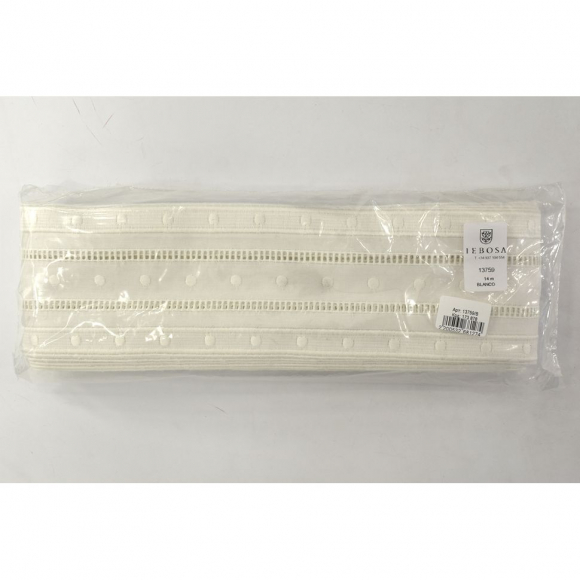 Шитье-вышивка на батисте, прошва, 90 мм, цвет белый