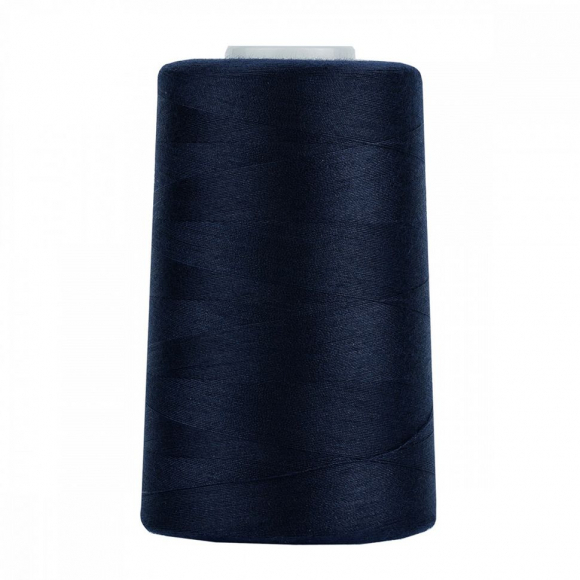 Нитки швейные 40/2 полиэстер 5000 ярд цв.250 синий MAX