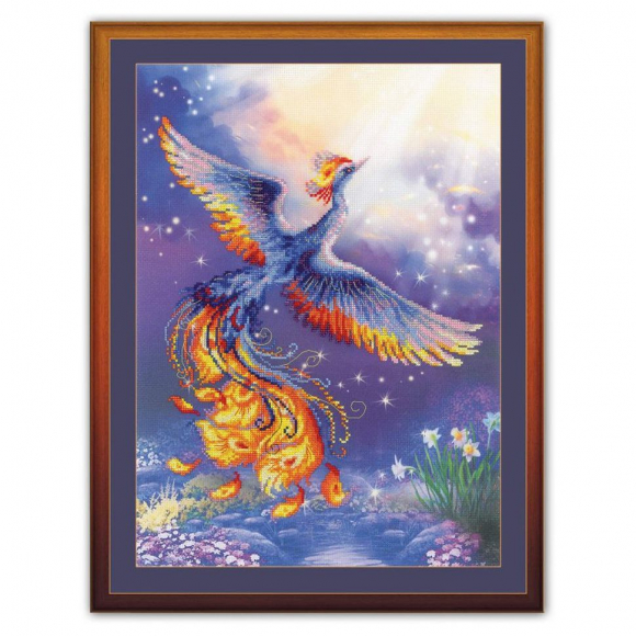 Набор для вышивания РИОЛИС арт.0034 РТ Птица счастья 30х40 см Набор для вышивания РИОЛИС арт.0034 РТ Птица счастья 30х40 см