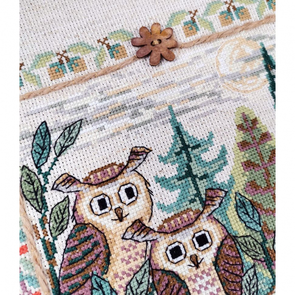 187741_Набор для вышивания " Филины"