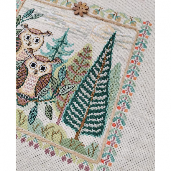 187741_Набор для вышивания " Филины"