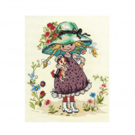 Набор для вышивания мулине НИТЕКС арт.0156 Карина 24х20 см