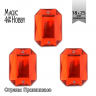 Стразы пришивные акриловые MAGIC 4 HOBBY арт.MG.AF.02 18x25 мм прямоугольник цв.02 красный уп.50 шт