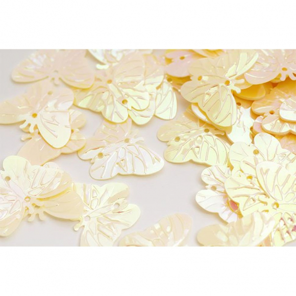 Пайетки россыпью арт.TBY-FLK288 15х20мм цв.020 св.желтый уп.50г