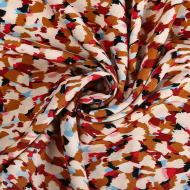 Ткань Софт 105 г кв.м 97% полиэстер, 3% спандекс шир.150 см арт.TBY.M332.1 цв.1 карамель уп.1м