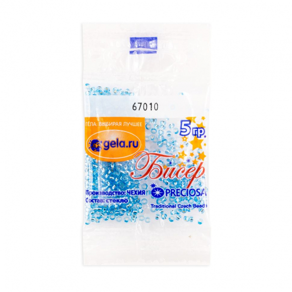 Бисер №10, 5 г., цвет 67010