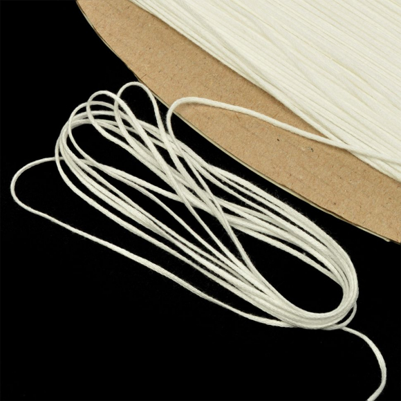 Шнур круглый х/б 01мм 8С885 рис.60249 цв.суровый уп.50м