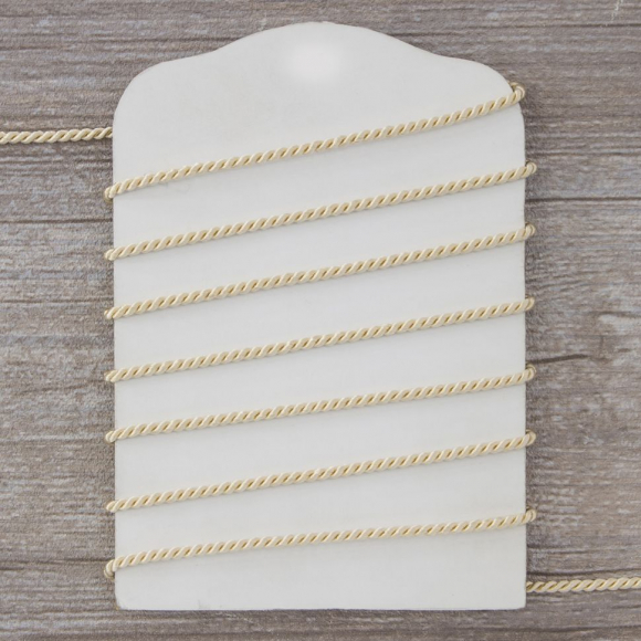 Шнур витой PEGA, бежевый, 2,8 мм