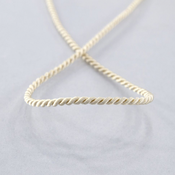 Шнур витой PEGA, бежевый, 2,8 мм