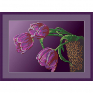 Набор для вышивания бисером «Три тюльпана»