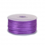 Шнур TBY атласный круглый 2мм цв.3118 фиолетовый уп.50м