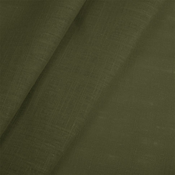 Ткань льняная 190 г/м? лен 40%, вискоза 60% шир.140 см арт.TBY.Li.1002.30 цв.30 полынь уп.1м