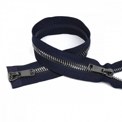 Молния MaxZipper трактор №8 2 замка TT, 90см, цв.синий/т.никель уп.10шт