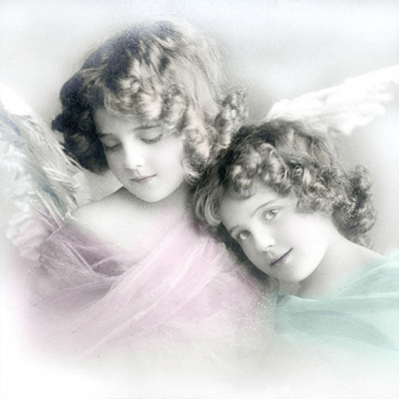 98686_Салфетки трехслойные для декупажа, коллекция "Lunch" Sagen Vintage Design "Цветные ангелочки" 98686_Салфетки трехслойные для декупажа, коллекция "Lunch" Sagen Vintage Design "Цветные ангелочки"