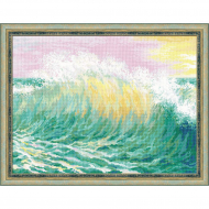 Набор для вышивания РИОЛИС арт.1559 Волна 40х30 см