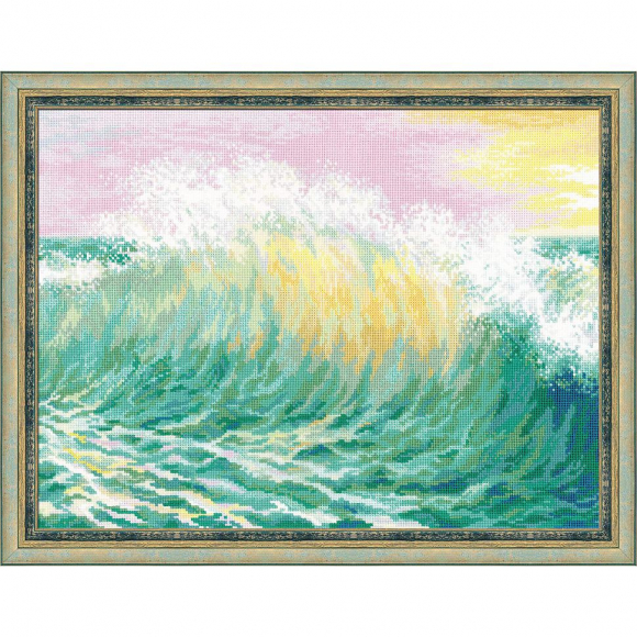 Набор для вышивания РИОЛИС арт.1559 Волна 40х30 см Набор для вышивания РИОЛИС арт.1559 Волна 40х30 см