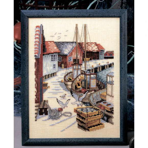 Набор для вышивания OEHLENSCHLAGER арт.67512 Гавань 25х33 см Набор для вышивания OEHLENSCHLAGER арт.67512 Гавань 25х33 см