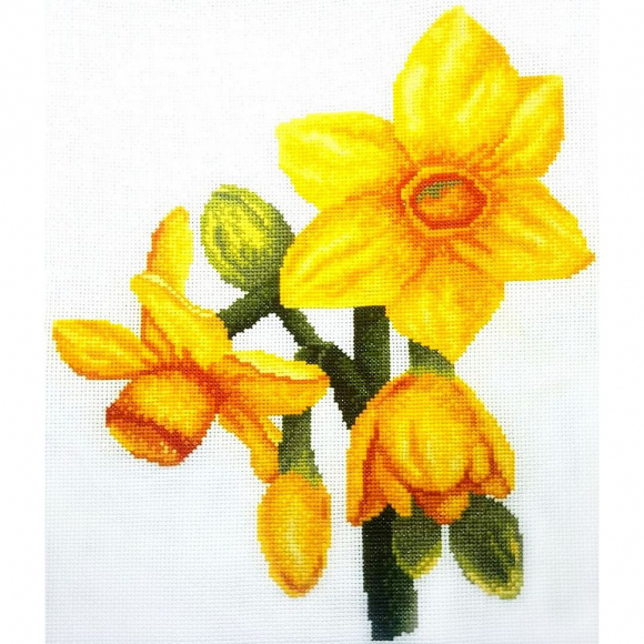 Набор для вышивания ИВАНКА арт.0-07 Нарциссы 23х20 см