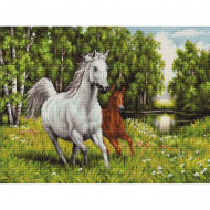 Набор для вышивания LUCA-S арт. B524 На воле 63,5х34 см