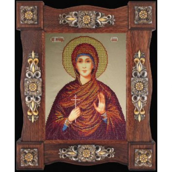 Рисунок на ткани бисером КРАСА И ТВОРЧЕСТВО арт.11109 Святая Алла 33х24 см