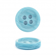 Пуговицы пластик CN 2732 цв.13 бирюзовый 18L-11мм, 4 прокола, 72 шт