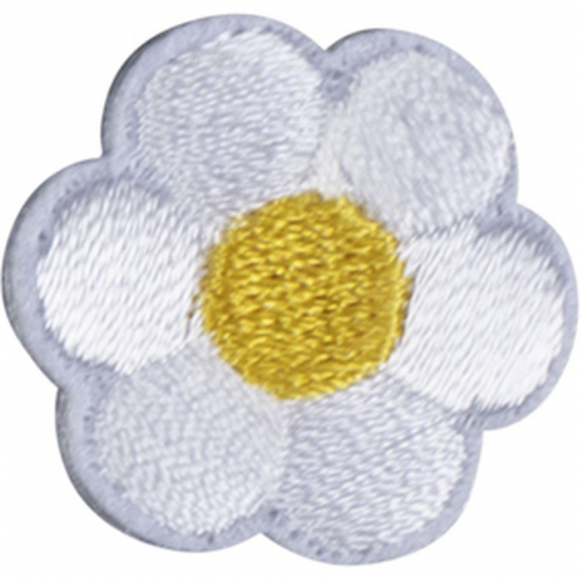 Термоаппликация "Цветок белый"