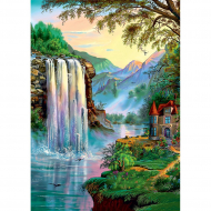 Пазл ФРЕЯ арт.PZL-1000/20 Волшебный водопад 67,5х47,5 см
