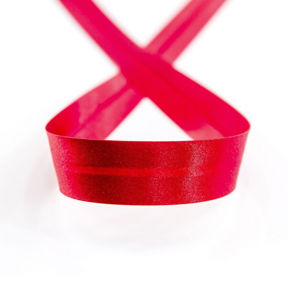 19720_Косая бейка атласная 20 мм, 25 м, цвет 84, вишневый