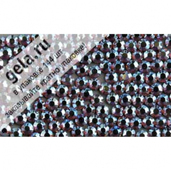 34793_Камни плоские с термоклеем 2028HF, ss 6, Light Rose AB M