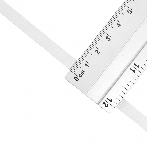 Резинка латексная рифленая 07мм, толщ.0,7мм арт.TBY-48423 цв. белая уп.5кг