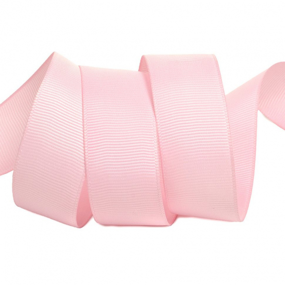 Лента Ideal репсовая в рубчик шир.20мм цв. F133 св.розовый  уп.27,42м