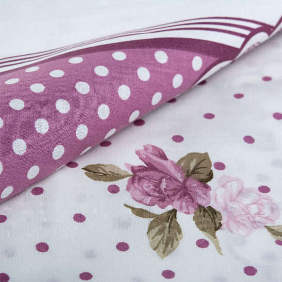 Ткань ранфорс Розовые мечты, арт.WH 10791-v03, 130г/м?,100% хлопок, шир.240см, цв.брусника, рул.30м