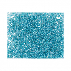 Бисер Япония "TOHO" 15/0  круглый 2  1.5 мм 5 х 5 г №0377 бирюзовый