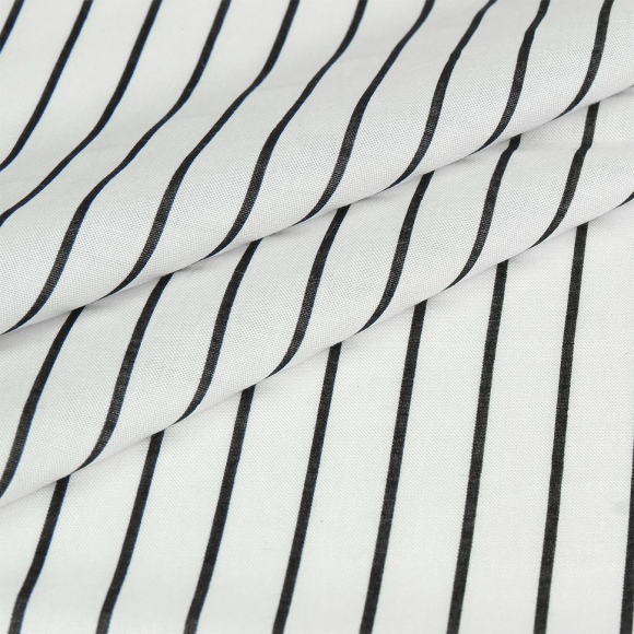 Ткань Штапель  TBY Vi-407-583-2 плот 90г/м2 100% вискоза шир. 145 см цв. 2 белый рул.10-25м