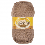 Пряжа ADELIA OLIVIA (60% акрил, 40% шерсть) 5х100г/250м цв.18 бежевый