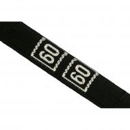 Размерники жаккардовые тафта 60 черный 10х40 мм в рул. 1250 шт (50м)