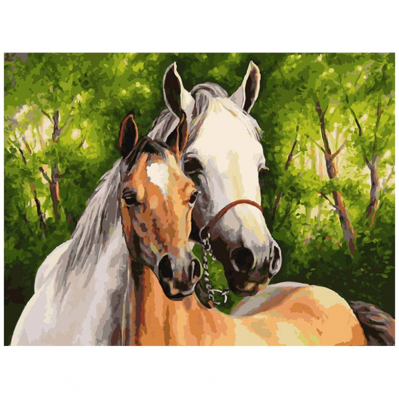 Живопись на картоне Белоснежка арт.БЛ.3064-CS  Мать и дитя 30х40 см