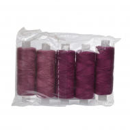 Нить джинсовая цв. бордо ассорти 5 кат. 250м Нить джинсовая цв. бордо ассорти 5 кат. 250м