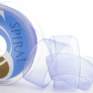 19232_Лента органза SAFISA, 7 мм, 25 м, цвет 08, сиреневый