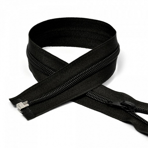 Молния MaxZipper пласт. спираль №5-N 70см цв.F322 черный уп.50шт