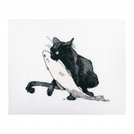 Набор для вышивания РТО арт.M665 Среди черных котов 23х18 см