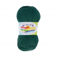 Пряжа ALPINA XENIA (100% мерсеризованный хлопок) 10х50г/240м цв.072 т.зеленый