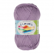 Пряжа ALPINA LOLLIPOP (100% хлопок) 10х50г/175м цв.12 сиреневый