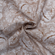 Ткань Батист 70 г/м? 100% хлопок шир.145 см арт.Р.32711.03 цв.03 горчичный рул.25м