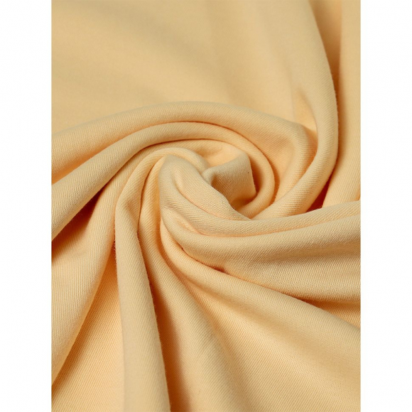 Ткань трикотаж арт.TBY.ZD8662, 230г/м, 98% хлопок  2% эластан, шир.185см, цв.72 бежевый, уп.1м