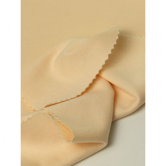 Ткань трикотаж арт.TBY.ZD8662, 230г/м, 98% хлопок  2% эластан, шир.185см, цв.72 бежевый, уп.1м