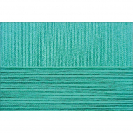 Пряжа для вязания ПЕХ Цветное кружево (100% мерсеризованный хлопок) 4х50г/475м цв.581 св.изумруд