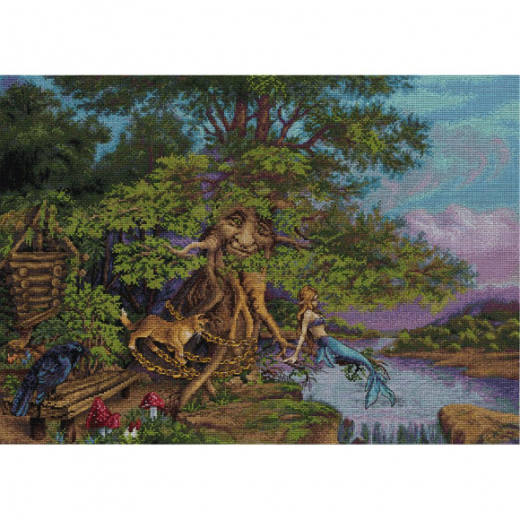 Набор для вышивания PANNA Золотая серия арт. VS-1284 Лукоморье 34х48 см