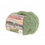 135985_Пряжа Merino Cotton organic, 55% шерсть, 45% хлопок, 50 г, 230 м